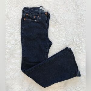 Madewell Dark Blue flare Leg Jeans. Worn once. In great condition.